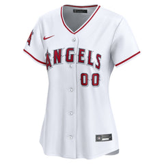 Los Angeles Angels Women's Home Limited Custom Jersey - White