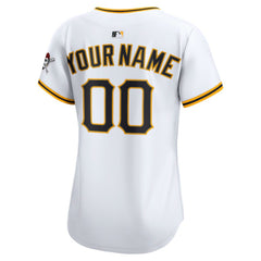 Pittsburgh Pirates Women's Home Limited Custom Jersey - White