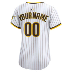San Diego Padres Women's Home Limited Custom Jersey - White