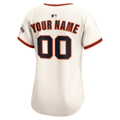 San Francisco Giants Women's Home Limited Custom Jersey - Cream