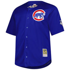 Ryne Sandberg Chicago Cubs Big & Tall Cooperstown Mesh Batting Practice Jersey - Royal