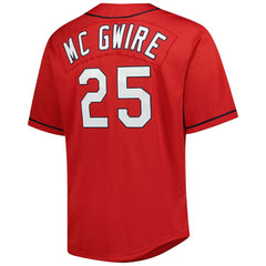 Mark McGwire St. Louis Cardinals Big & Tall Cooperstown Mesh Batting Practice Jersey - Red