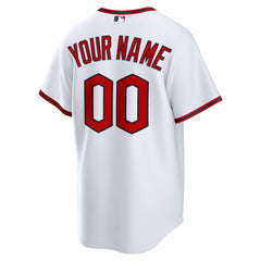 Cleveland Guardians Home Custom Replica Jersey - White