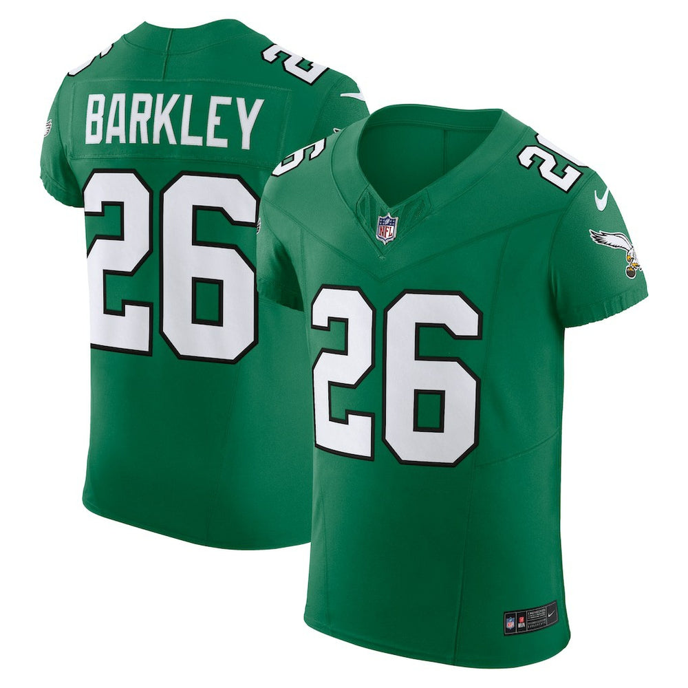 Saquon Barkley Philadelphia Eagles Alternate Vapor F.U.S.E. Elite Jersey - Kelly Green