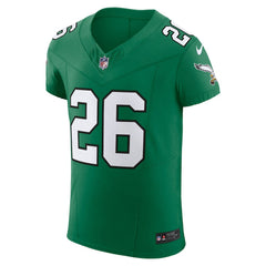 Saquon Barkley Philadelphia Eagles Alternate Vapor F.U.S.E. Elite Jersey - Kelly Green