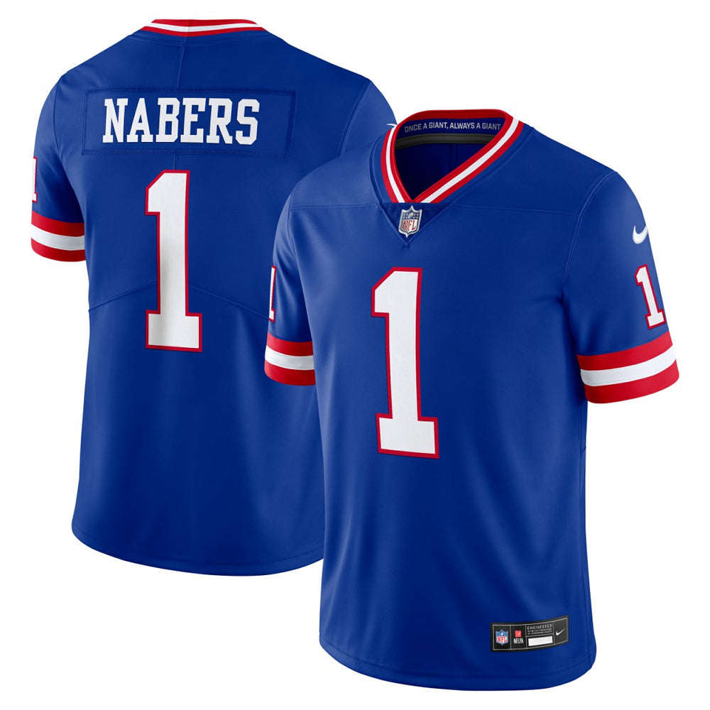 Malik Nabers New York Giants Alternate 2 Legacy Vapor Untouchable Limited Jersey - Royal