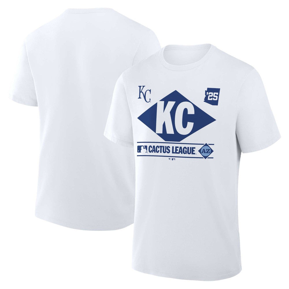 Kansas City Royals 2025 Spring Training Cactus League True Icon T-Shirt White