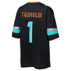 Tua Tagovailoa Miami Dolphins Youth 2025 Rivalries Collection Game Jersey - Pitch Blue