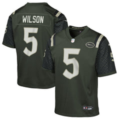 Garrett Wilson New York Jets Youth 2025 Rivalries Collection Game Jersey - Gotham Green