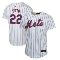 Juan Soto New York Mets Youth Home Game Player Jersey - White