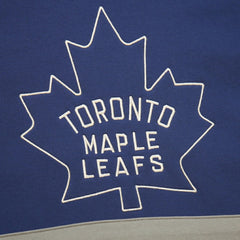 Toronto Maple Leafs Mitchell & Ness Women's Heritage Lace-Up Pullover Sweatshirt Blue