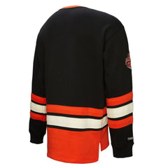 Philadelphia Flyers Heritage Lace-Up Pullover Sweatshirt Black