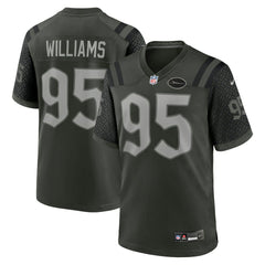 Quinnen Williams New York Jets 2025 Rivalries Collection Game Jersey - Gotham Green