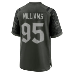 Quinnen Williams New York Jets 2025 Rivalries Collection Game Jersey - Gotham Green