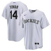 Ezequiel Tovar Colorado Rockies Home Replica Jersey - White