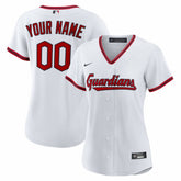 Cleveland Guardians Women's Home Custom Replica 2.0 Jersey - White