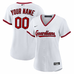 Cleveland Guardians Women's Home Custom Replica 2.0 Jersey - White