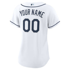 Tampa Bay Rays Women's Home Custom Replica 2.0 Jersey - White
