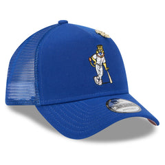 Kansas City Royals 2025 Big League Chew A-Frame 9FORTY Adjustable Trucker Hat Royal | New Era