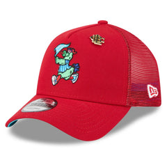 Philadelphia Phillies 2025 Big League Chew A-Frame 9FORTY Adjustable Trucker Hat Red | New Era
