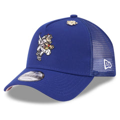 Texas Rangers 2025 Big League Chew A-Frame 9FORTY Adjustable Trucker Hat Royal | New Era