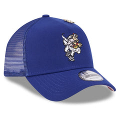 Texas Rangers 2025 Big League Chew A-Frame 9FORTY Adjustable Trucker Hat Royal | New Era