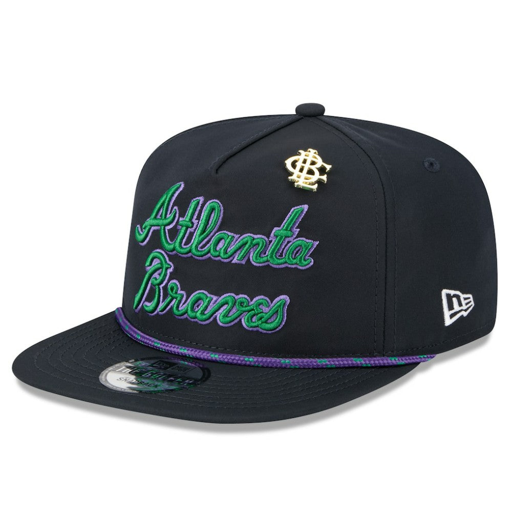 Atlanta Braves 2025 Big League Chew Golfer Snapback Hat Navy | New Era