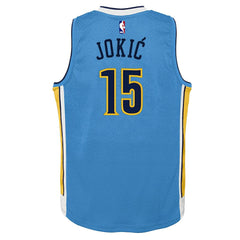 Nikola Jokic Denver Nuggets Youth 2016/17 Hardwood Classics Swingman Jersey sale - Light Blue