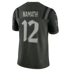 Joe Namath New York Jets 2025 Rivalries Collection Retired Player Limited Jersey - Gotham Green