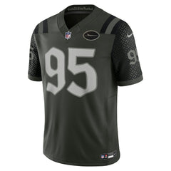 Quinnen Williams New York Jets 2025 Rivalries Collection Limited Jersey - Gotham Green