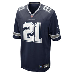 Deion Sanders Dallas Cowboys Team Retired Player Game Jersey - Navy
