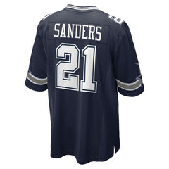 Deion Sanders Dallas Cowboys Team Retired Player Game Jersey - Navy
