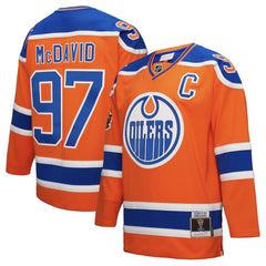Connor McDavid Edmonton Oilers Mitchell & Ness Power Play Jersey Orange