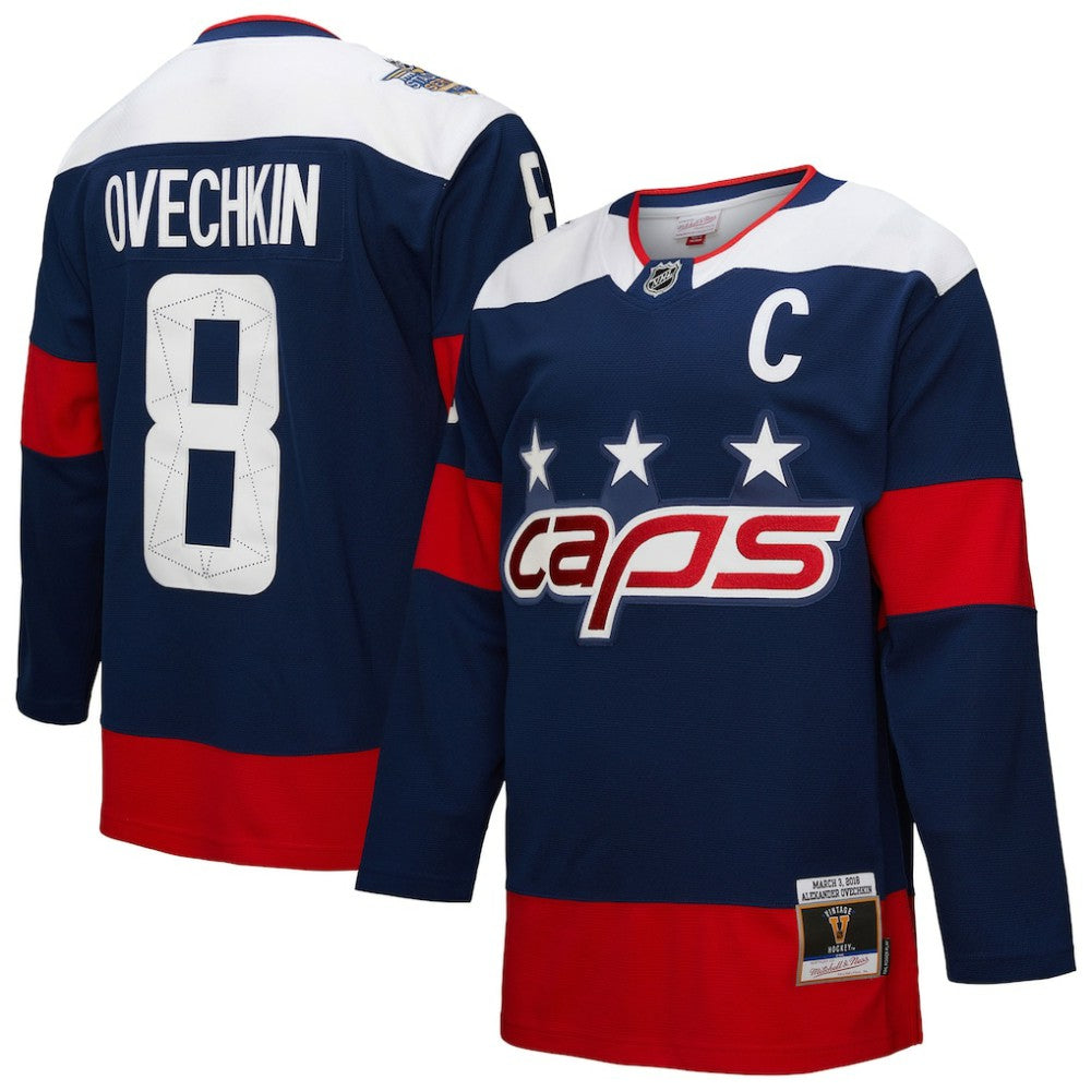Alexander Ovechkin Washington Capitals Mitchell & Ness Power Play Jersey Navy