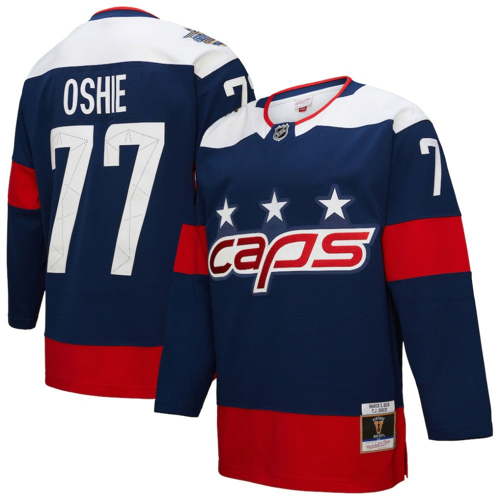TJ Oshie Washington Capitals Mitchell & Ness Power Play Jersey Navy