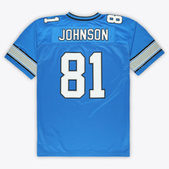 Calvin Johnson Detroit Lions Big & Tall 2007 Legacy Retired Player Jersey - Blue for sale