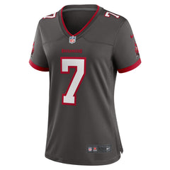 Bucky Irving Tampa Bay Buccaneers Women's Alternate Game Jersey - Pewter