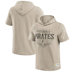 Pittsburgh Pirates Darius Rucker Collection Hooded T-Shirt Tan