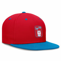 Miami Marlins City Connect Patch Performance Fitted Hat Red/Blue | Nike