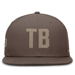 Tampa Bay Rays True Statement 20th AnniversaryPerformance Fitted Hat Brown | Nike