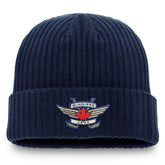 Winnipeg Jets Fanatics Component Cuffed Knit Hat Navy