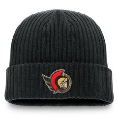 Ottawa Senators Fanatics Component Cuffed Knit Hat Black