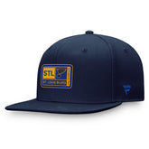 St. Louis Blues Fanatics Authentic Pro Training Camp Snapback Hat Navy