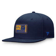 St. Louis Blues Fanatics Authentic Pro Training Camp Snapback Hat Navy