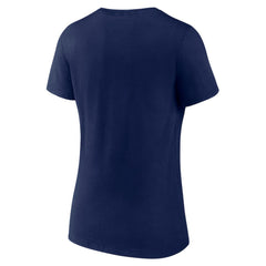 Montreal Canadiens Fanatics Women's V-Neck T-Shirt Navy