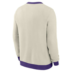 Tampa Bay Rays Cooperstown Collection Fleece Pullover Sweatshirt Cream | Nike