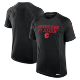 Calgary Flames Fanatics Authentic Pro Rink Tech T-Shirt Black