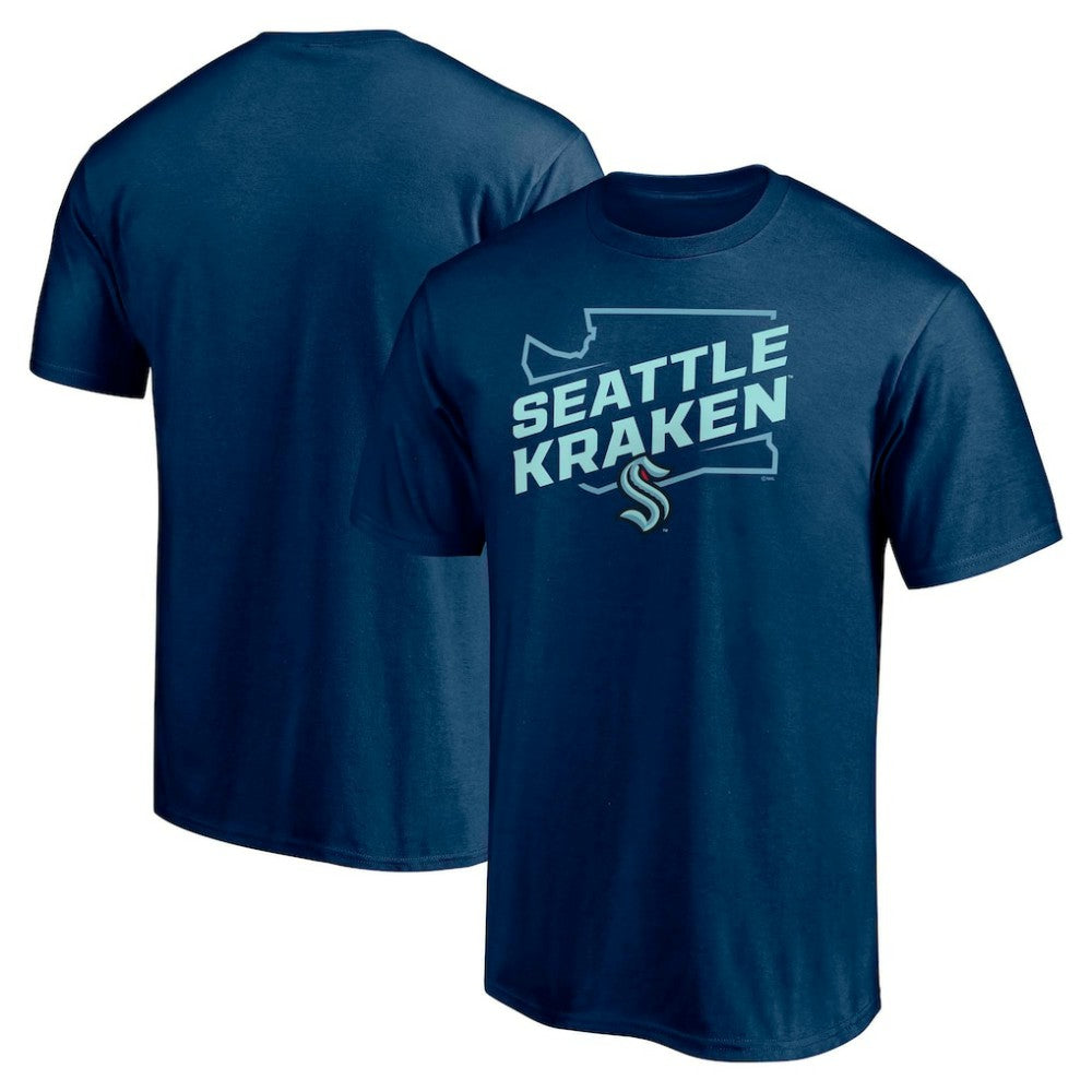 Seattle Kraken Fanatics Block Party Push Ahead T-Shirt Deep Sea Blue