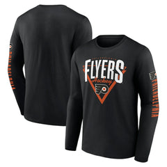 Philadelphia Flyers Fanatics Headline Long Sleeve T-Shirt Black