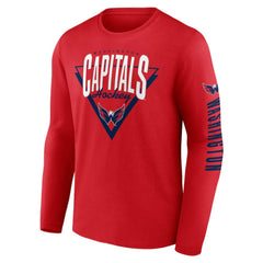 Washington Capitals Fanatics Headline Long Sleeve T-Shirt Red